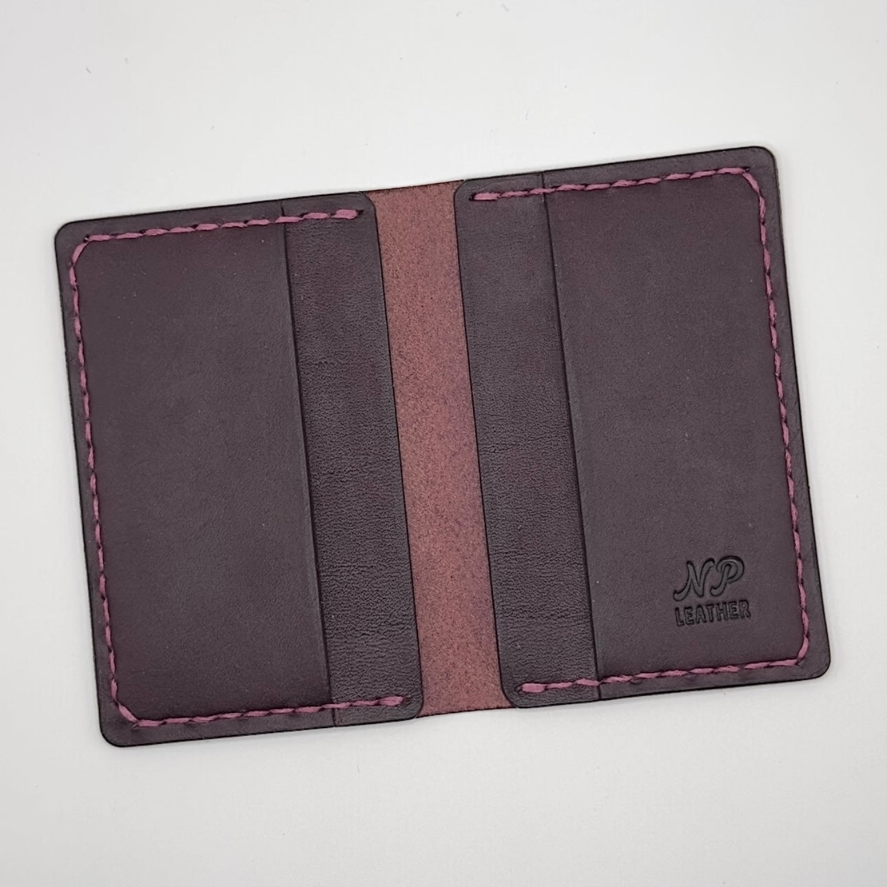 Davison Bifold EDC Wallet | Violet Purple Pueblo Leather