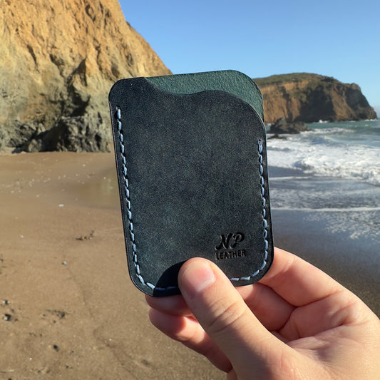 Waveson Pueblo Leather Card Wallet | Sapphire Blue