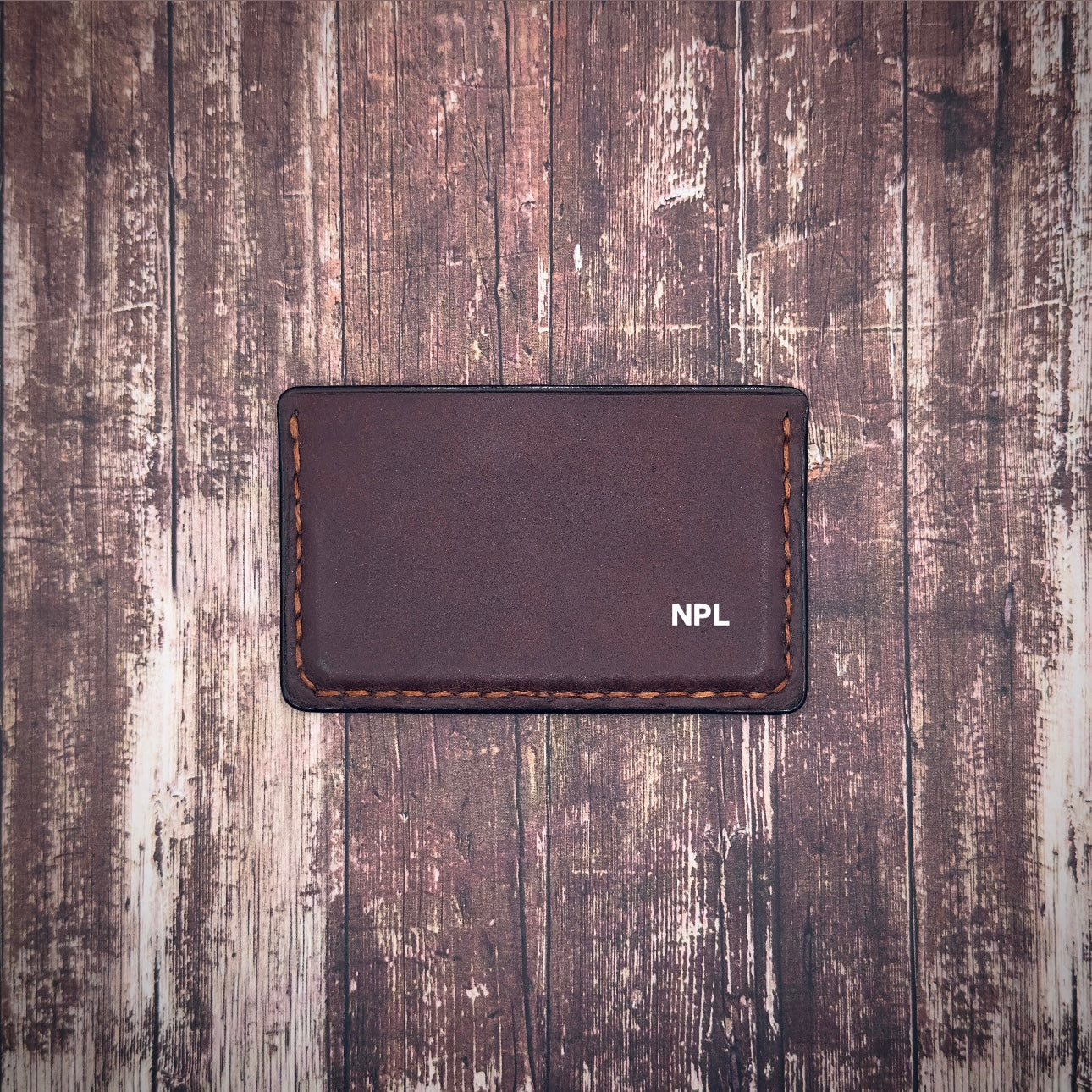 THE NICKSON WALLET | Walnut Tobacco Cognac Brown Badalassi Carlo Pueblo Veg Tanned Full Grain Italian Leather Handmade Slim Card Holder