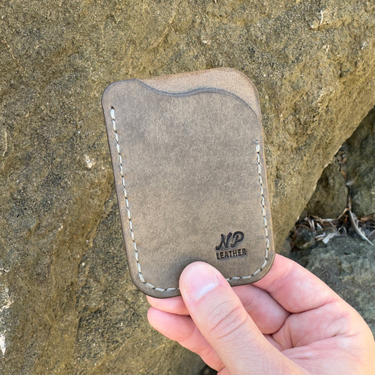Waveson Pueblo Leather Card Wallet | Sage Green