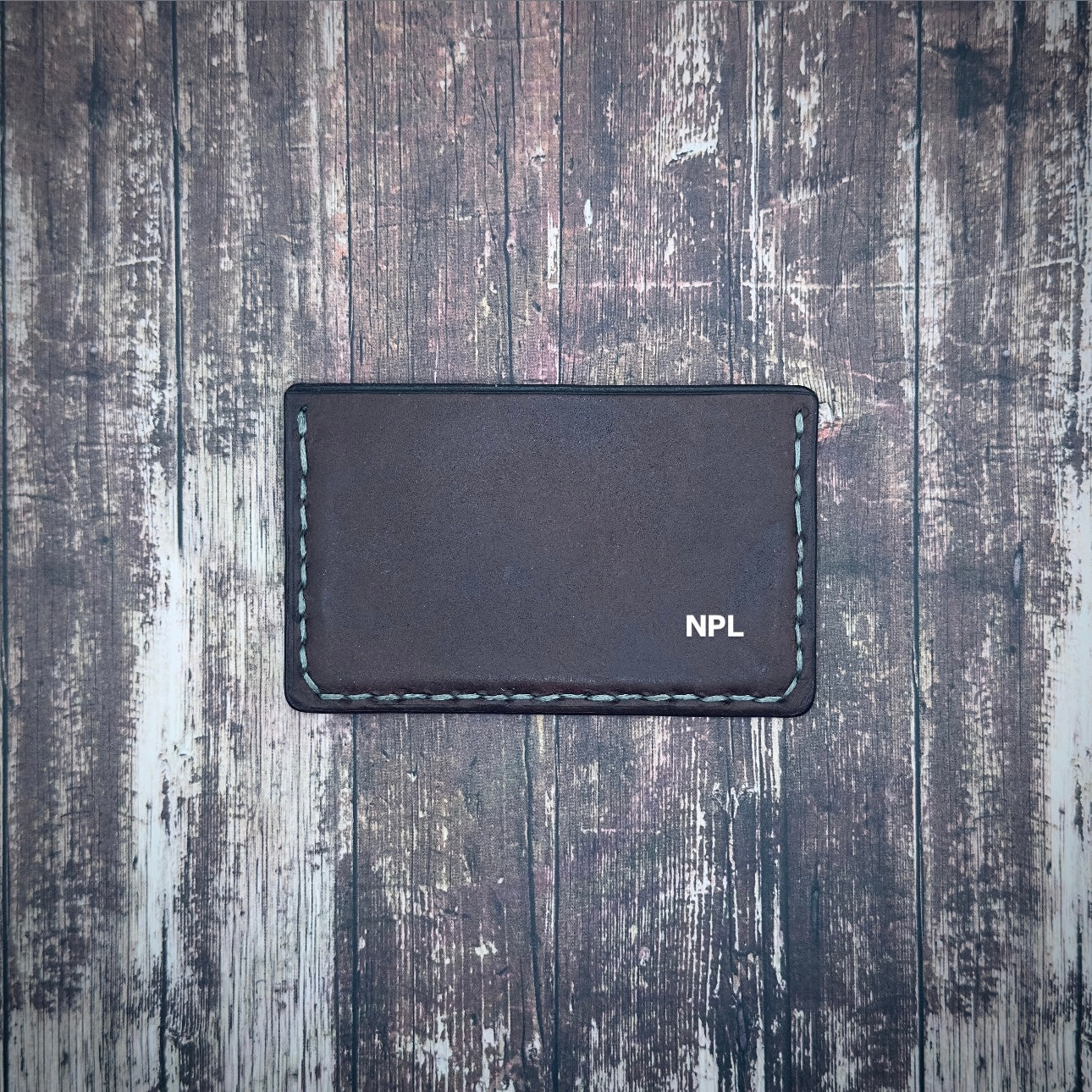 THE NICKSON WALLET | Tobacco Brown Pine Grey Sapphire Blue Badalassi Carlo Pueblo Veg Tanned Full Grain Italian Leather Handmade Slim Card Holder