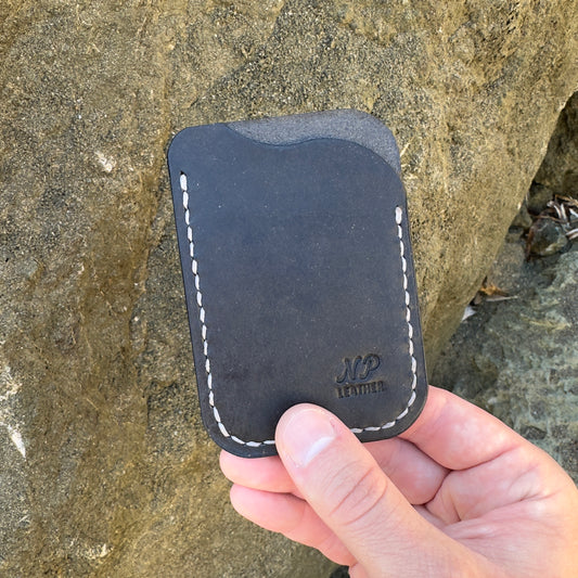 Waveson Pueblo Leather Card Wallet | Majestic Black