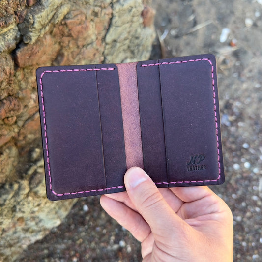 Davison Pueblo Leather Bifold Wallet | Violet Purple
